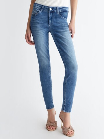 Skinny Jean Liu Jo en bleu : devant