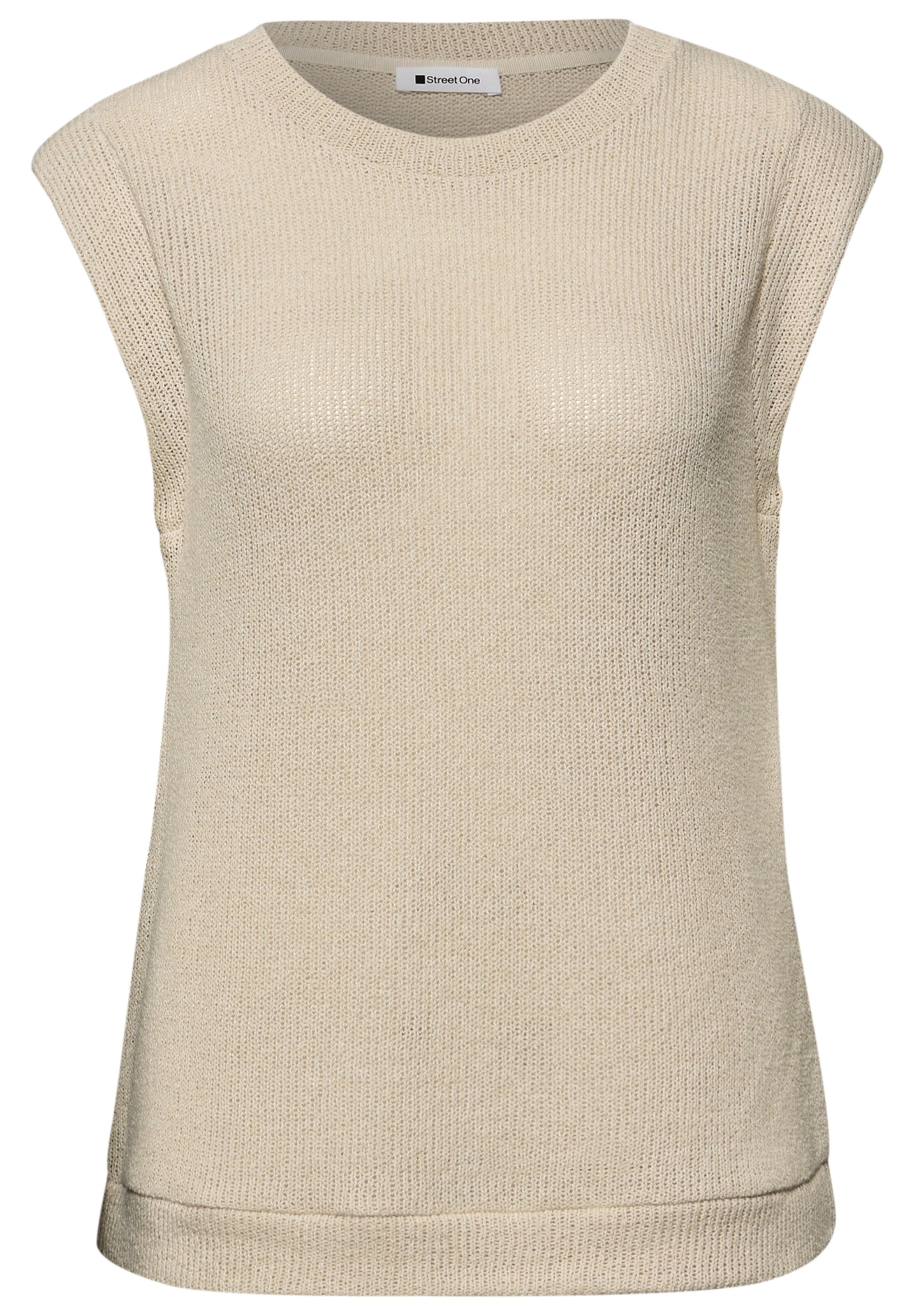 STREET ONE Sweater in Beige: front