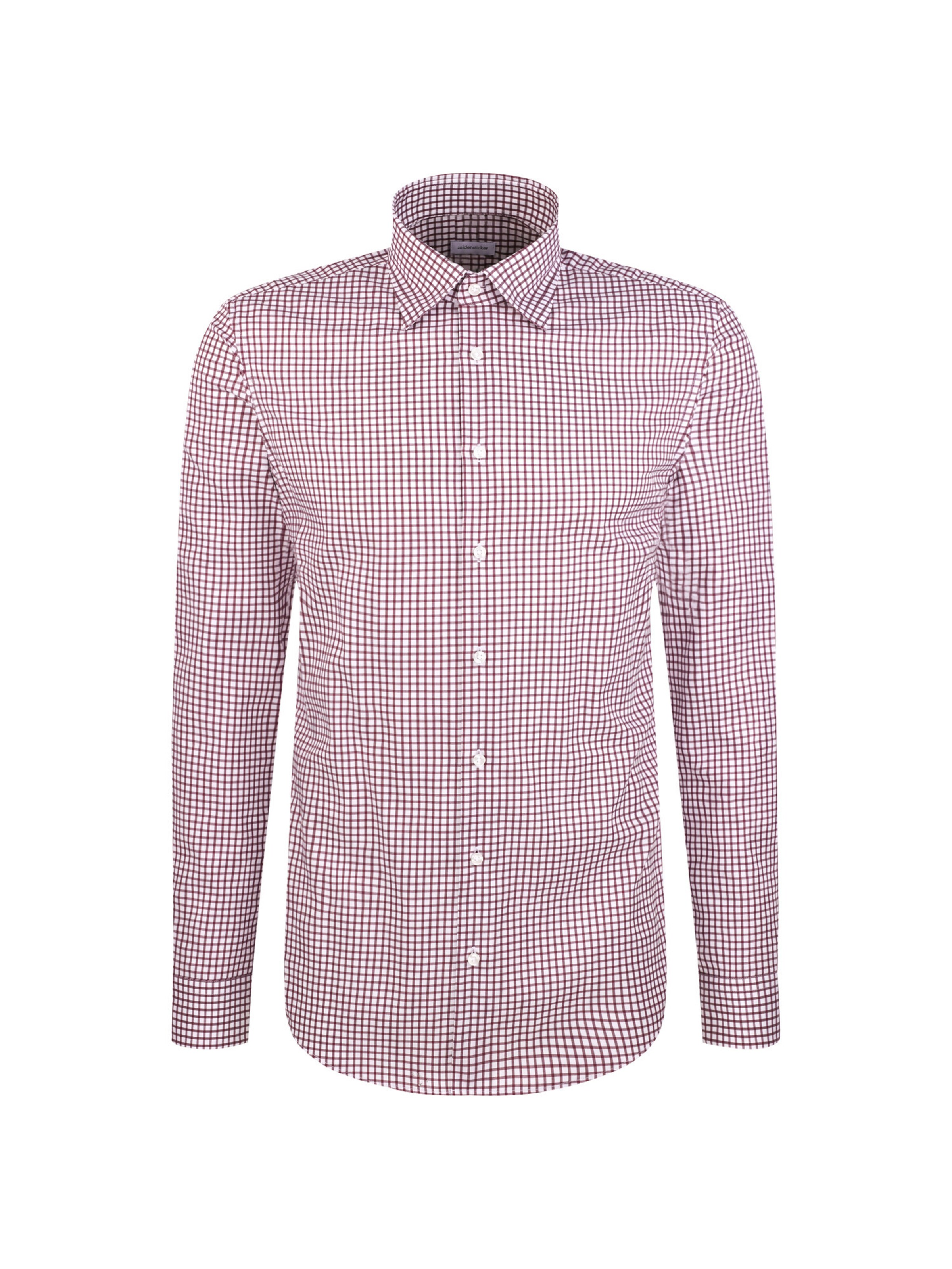 SEIDENSTICKER Regular Fit Businesshemd in Lila: Vorderseite