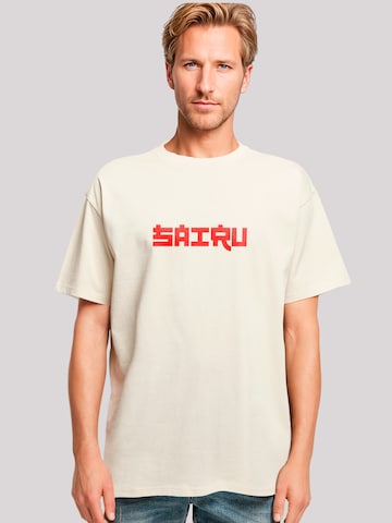 T-Shirt 'Koi Fish Japan Streetstyle' F4NT4STIC en beige