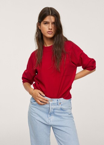 MANGO Pullover 'Kobi' in Rot: predná strana