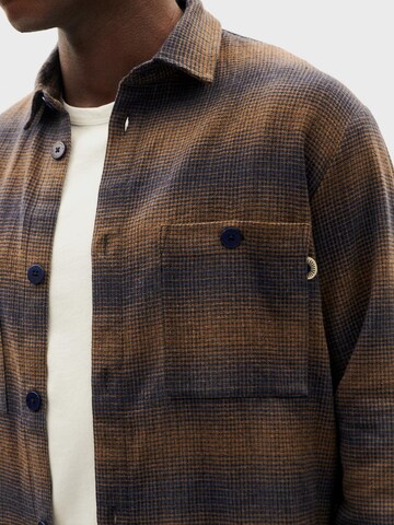 Thinking MU Regular Fit Hemd 'Hans' (GOTS) in Blau