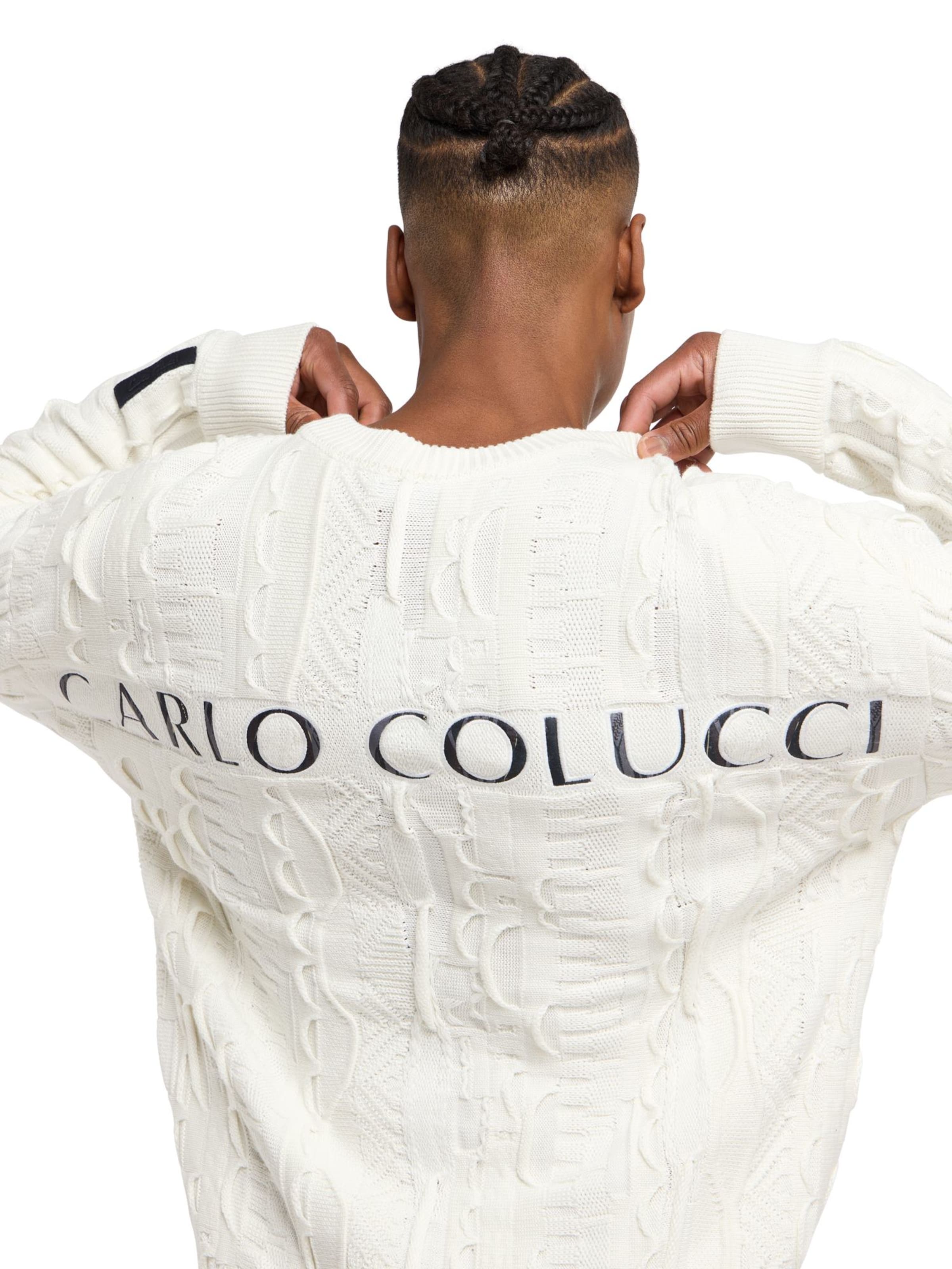 Pull-over 'Dima' Carlo Colucci en blanc