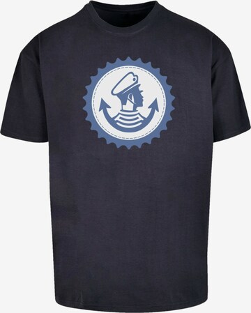 T-Shirt 'Knut und Jan Hamburg' F4NT4STIC en bleu : devant