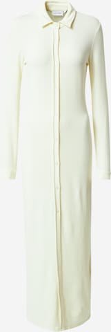 Calvin Klein Gebreide jurk in Geel: voorkant
