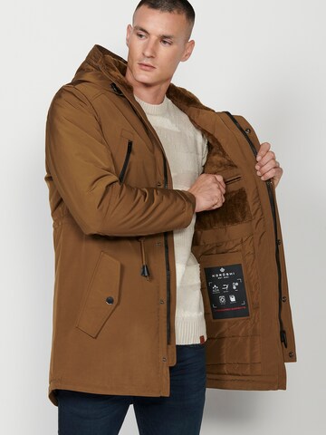 KOROSHI Winterparka in Braun