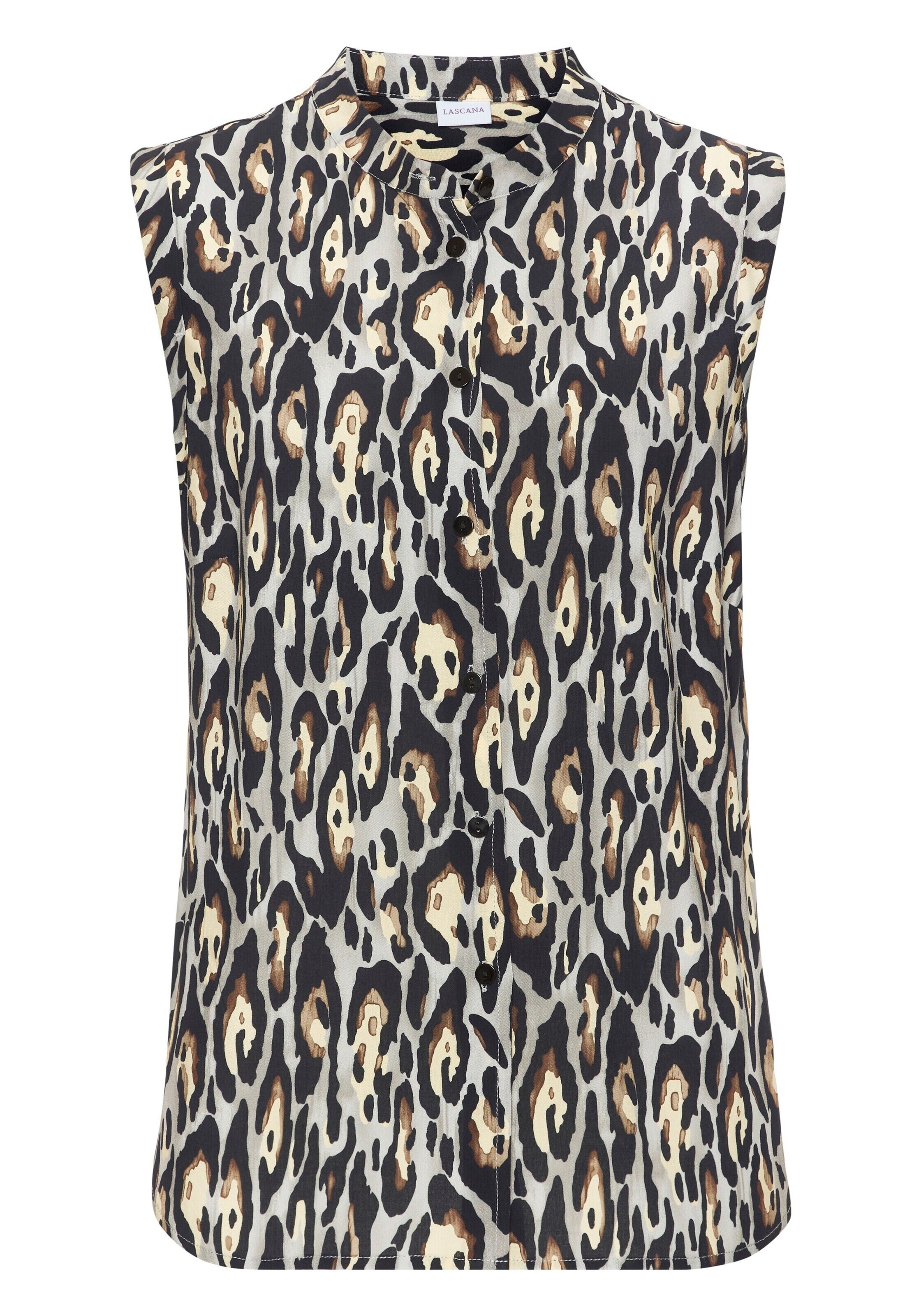 LASCANA Blouse in Black: front