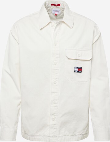 Tommy Jeans Klasický střih Košile – bílá: přední strana