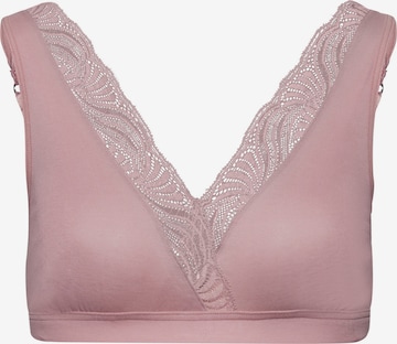 Hanro Triangel BH in Roze: voorkant