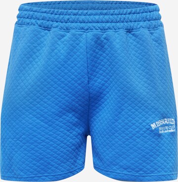 Missguided Plus Regular Shorts in Blau: predná strana