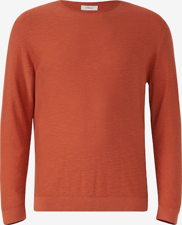 s.Oliver Pullover in Orange: Vorderseite