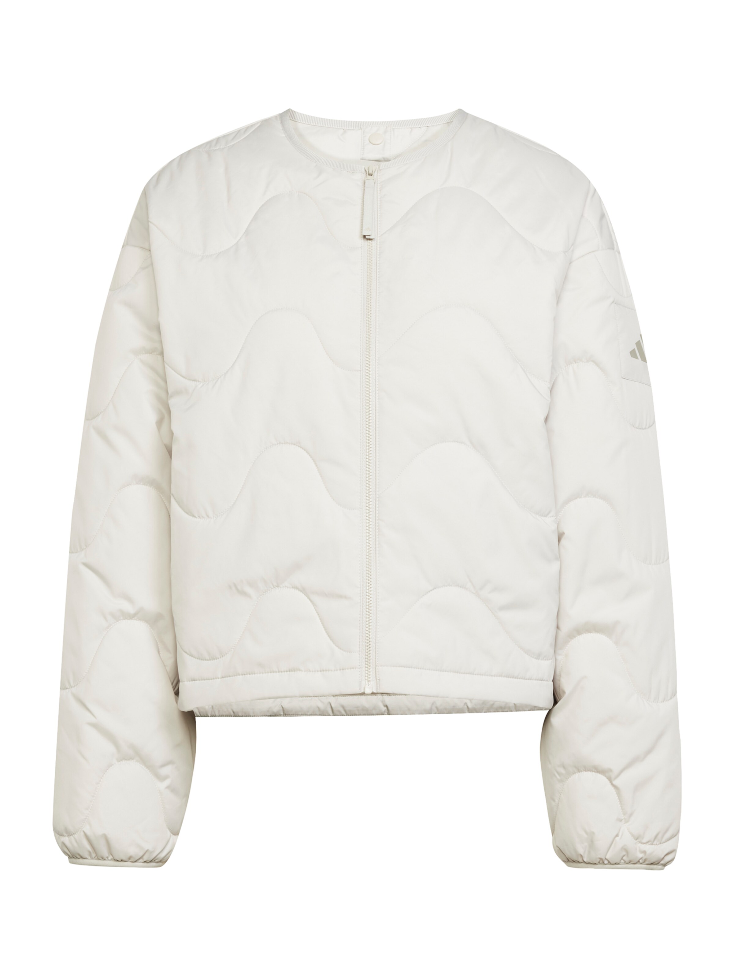 ADIDAS SPORTSWEAR - Chaqueta deportiva 'Nuganic Insulation' en blanco: frente
