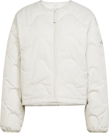 Veste de sport 'Nuganic Insulation' ADIDAS SPORTSWEAR en blanc : devant