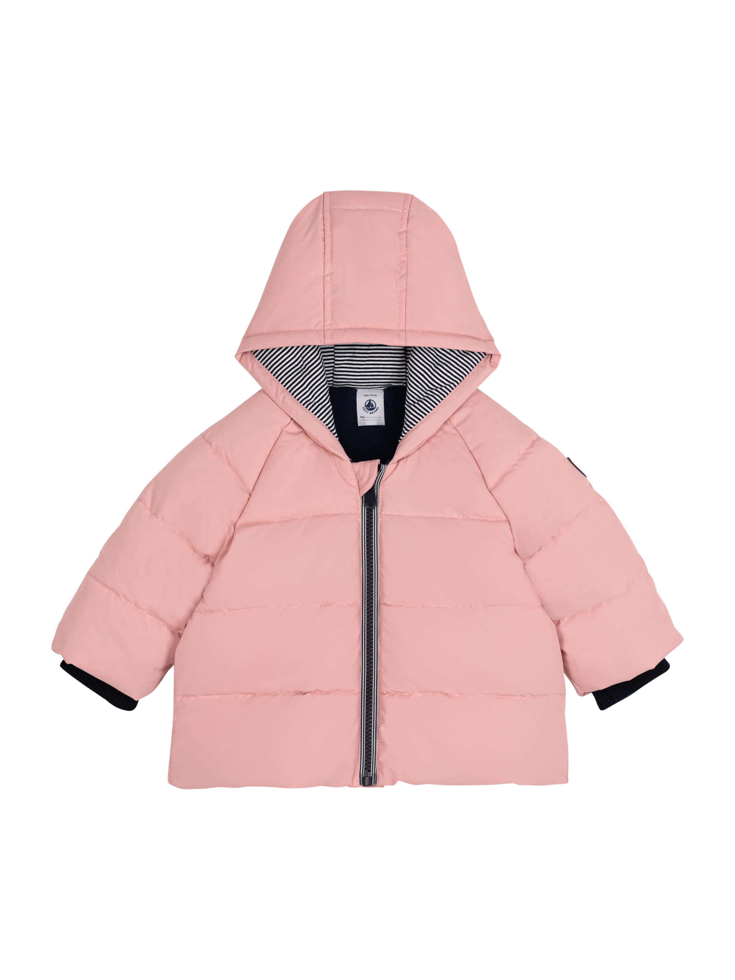 Geacă de primăvară-toamnă 'DOUDOUNE' de la PETIT BATEAU pe roz: față