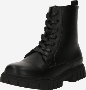 Bottes TOM TAILOR en noir : devant