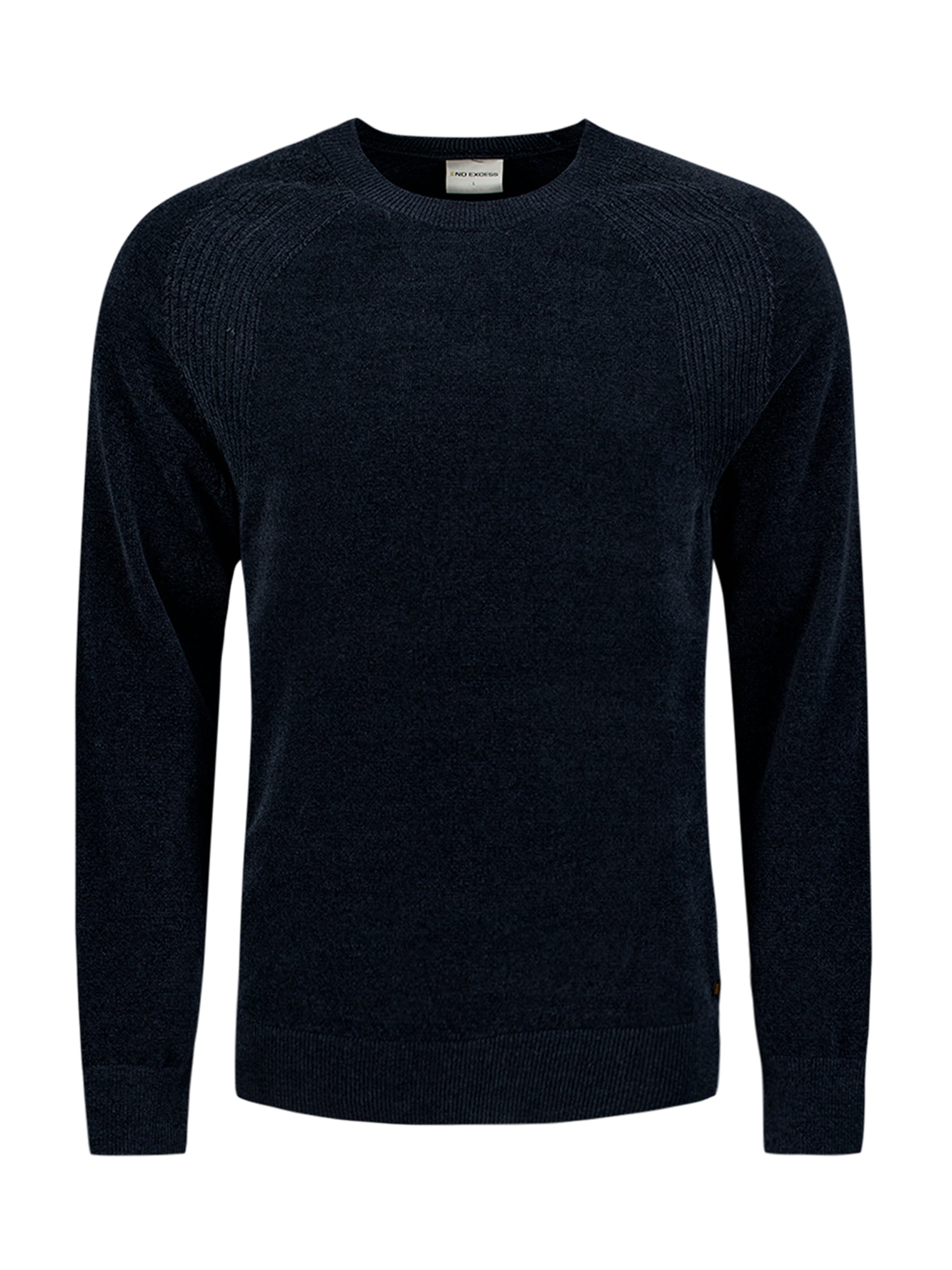 No Excess Pullover in Blau: Vorderseite