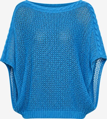 Süel knitwear - Jersey 'Birthday' en azul: frente