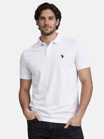 T-Shirt U.S. POLO ASSN. en blanc : devant