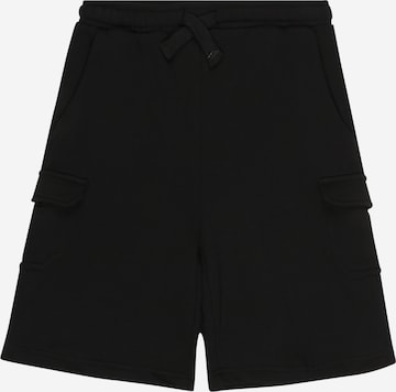Urban Classics Regular Pants in Black: front