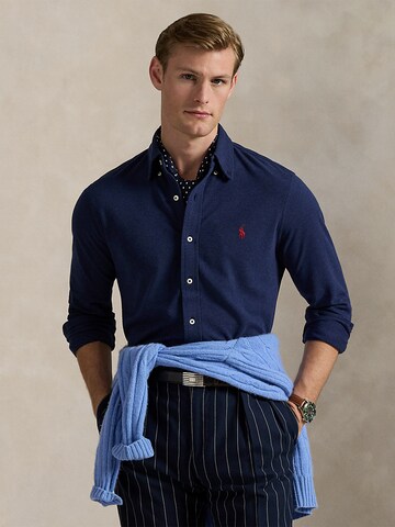 Polo Ralph Lauren Regular fit Button Up Shirt in Blue: front
