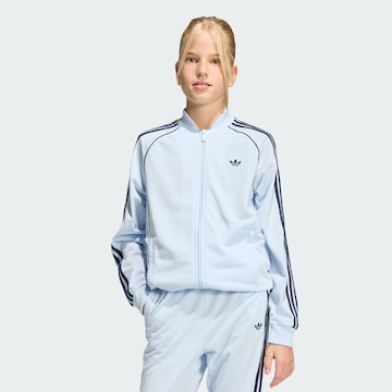 ADIDAS ORIGINALS Sweat jacket 'SUPERSTAR TRACK TOP' in Blue