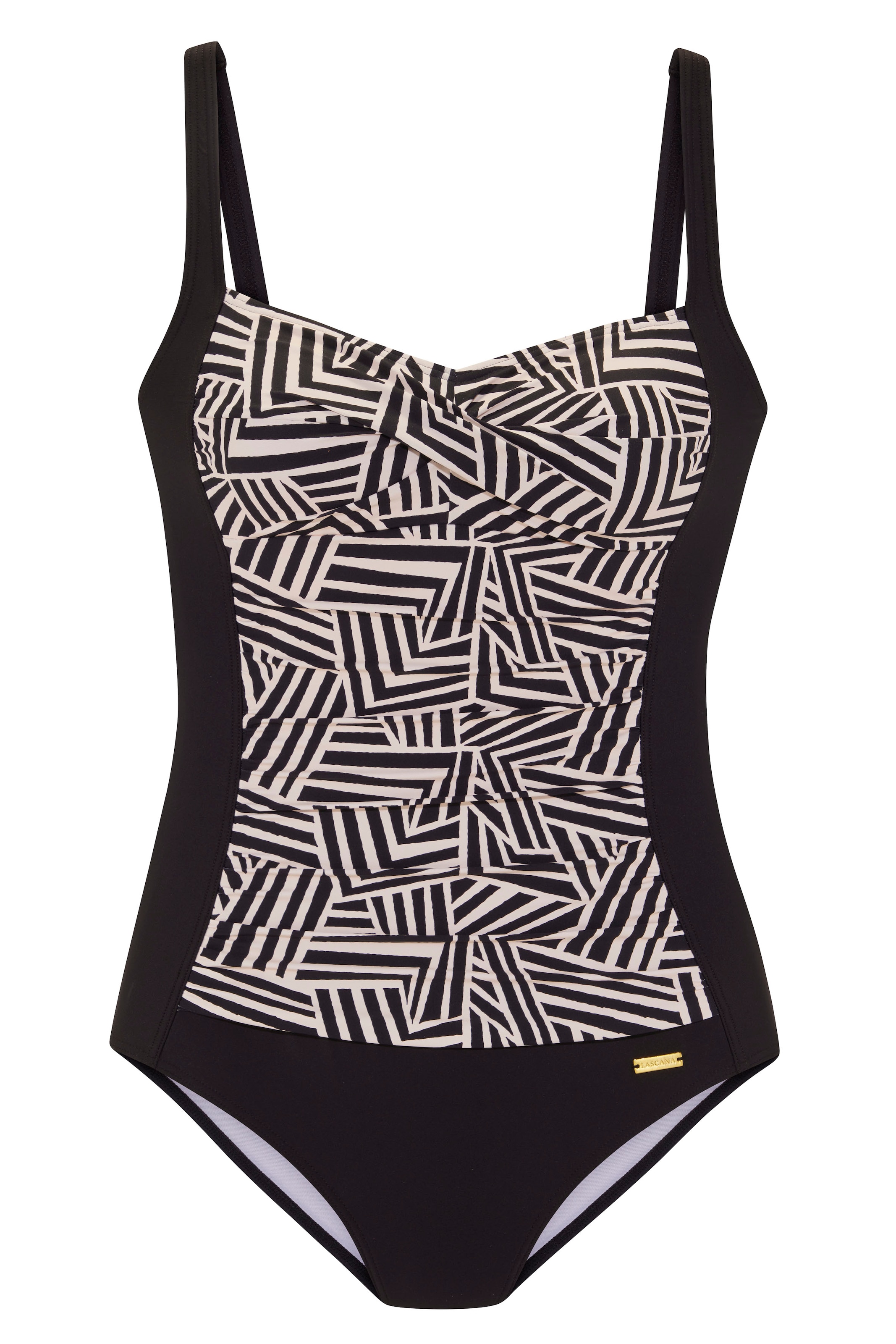 LASCANA Badedragt i sort: forside
