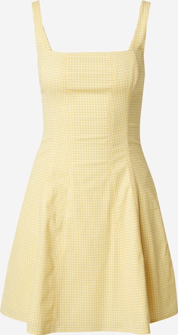Robe d’été 'MILA CLASSIC' Abercrombie & Fitch en jaune : devant