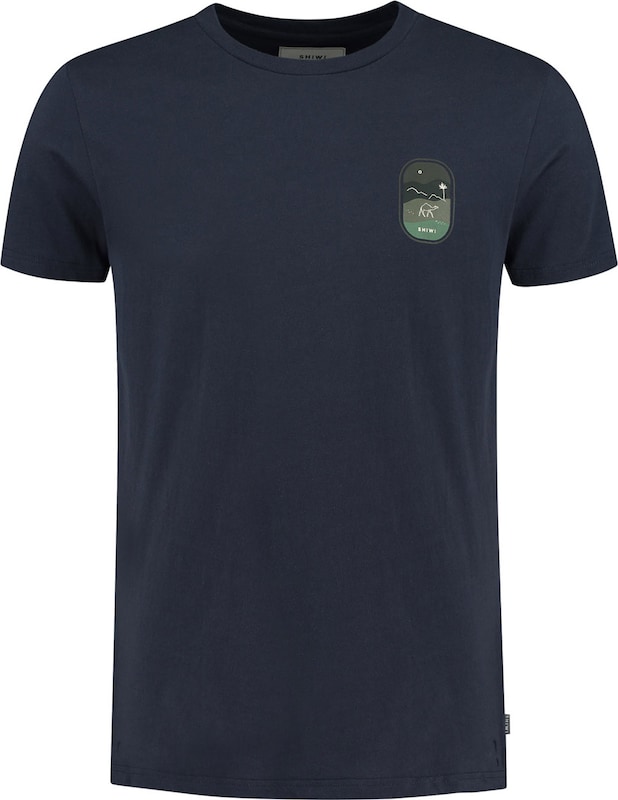 Shiwi T-Shirt in Grau Hellgrau Dunkelgrau
