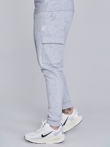 SikSilk Tapered Cargobroek in Grijs