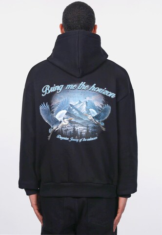 Dropsize Sweatshirt 'Horizon' in Black: front