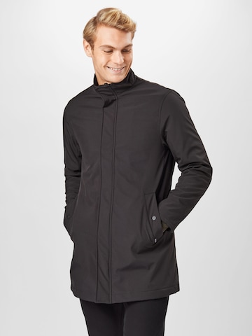 Matinique Regular fit Prehodna jakna 'Miles' | črna barva: sprednja stran