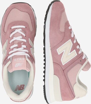 Sneaker bassa '574' di new balance in rosa