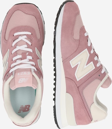 Baskets basses '574' new balance en rose