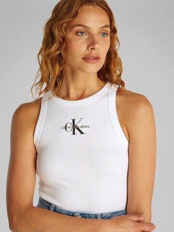 Calvin Klein Jeans Top w kolorze biały