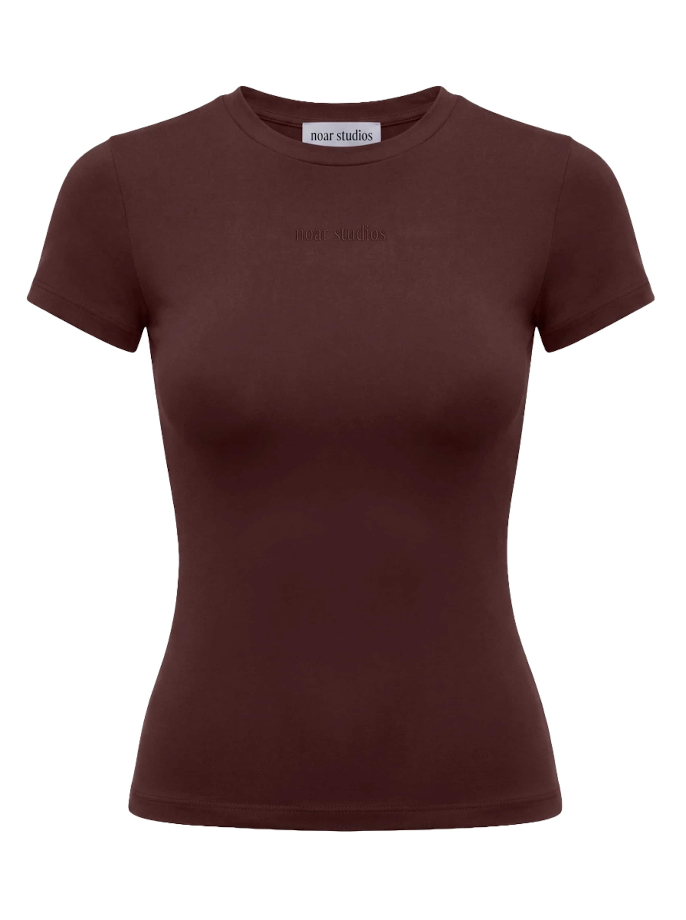 noar studios T-Shirt in Braun: Vorderseite