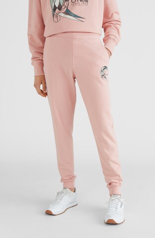 Tapered Pantaloni di O'NEILL in rosa: frontale