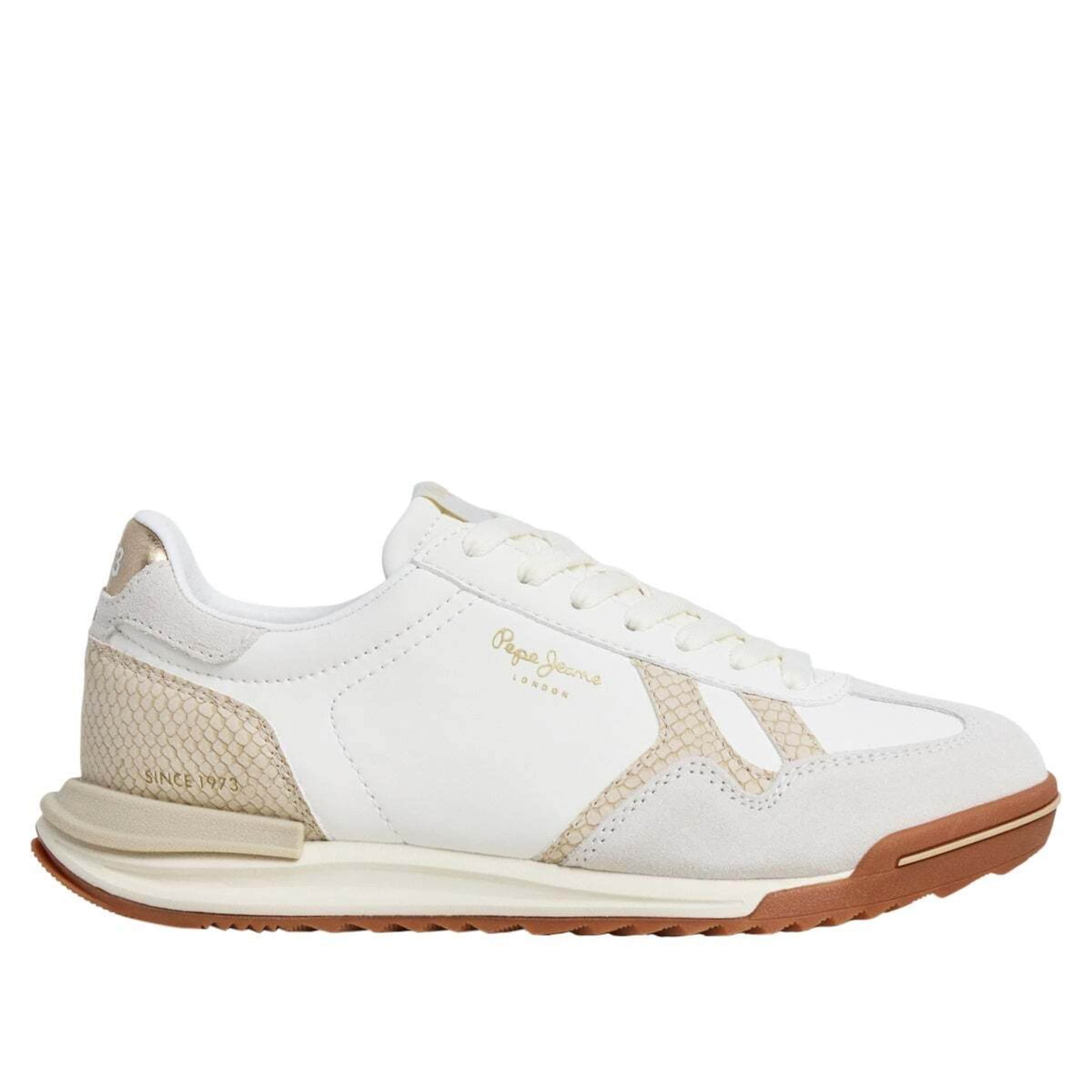 Pepe Jeans Sneaker 'Marvin Snake' in Weiß