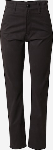 juoda G-STAR Prigludęs „Chino“ stiliaus kelnės: priekis