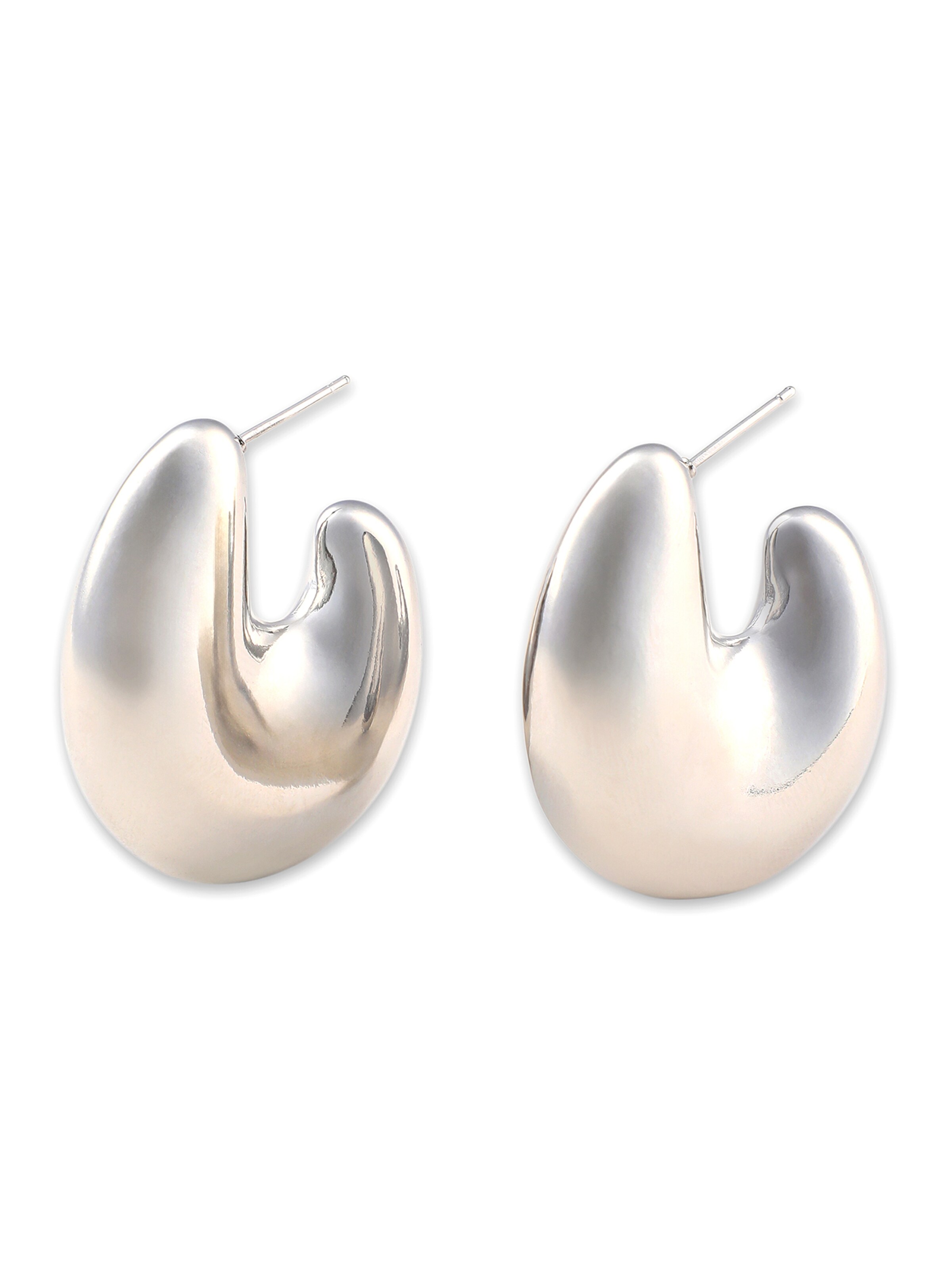 Boucles d'oreilles 'Tallula' SOHI en argent : devant