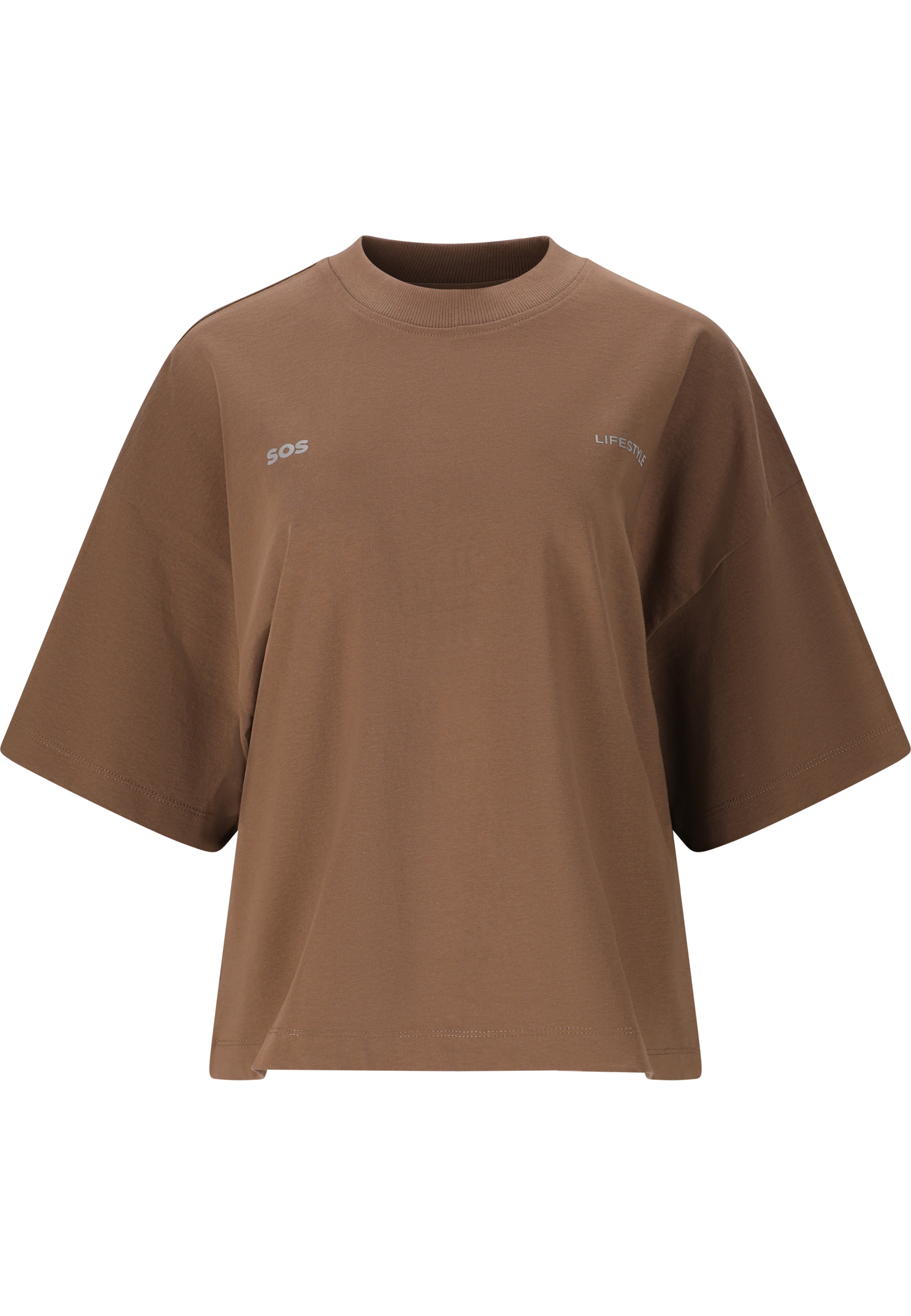 SOS Shirt in Brown: front