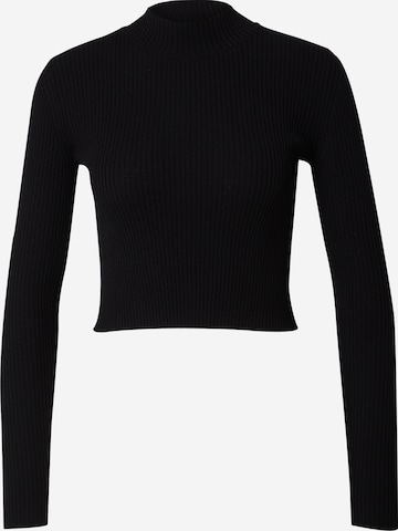 Pull-over Sisley en noir : devant