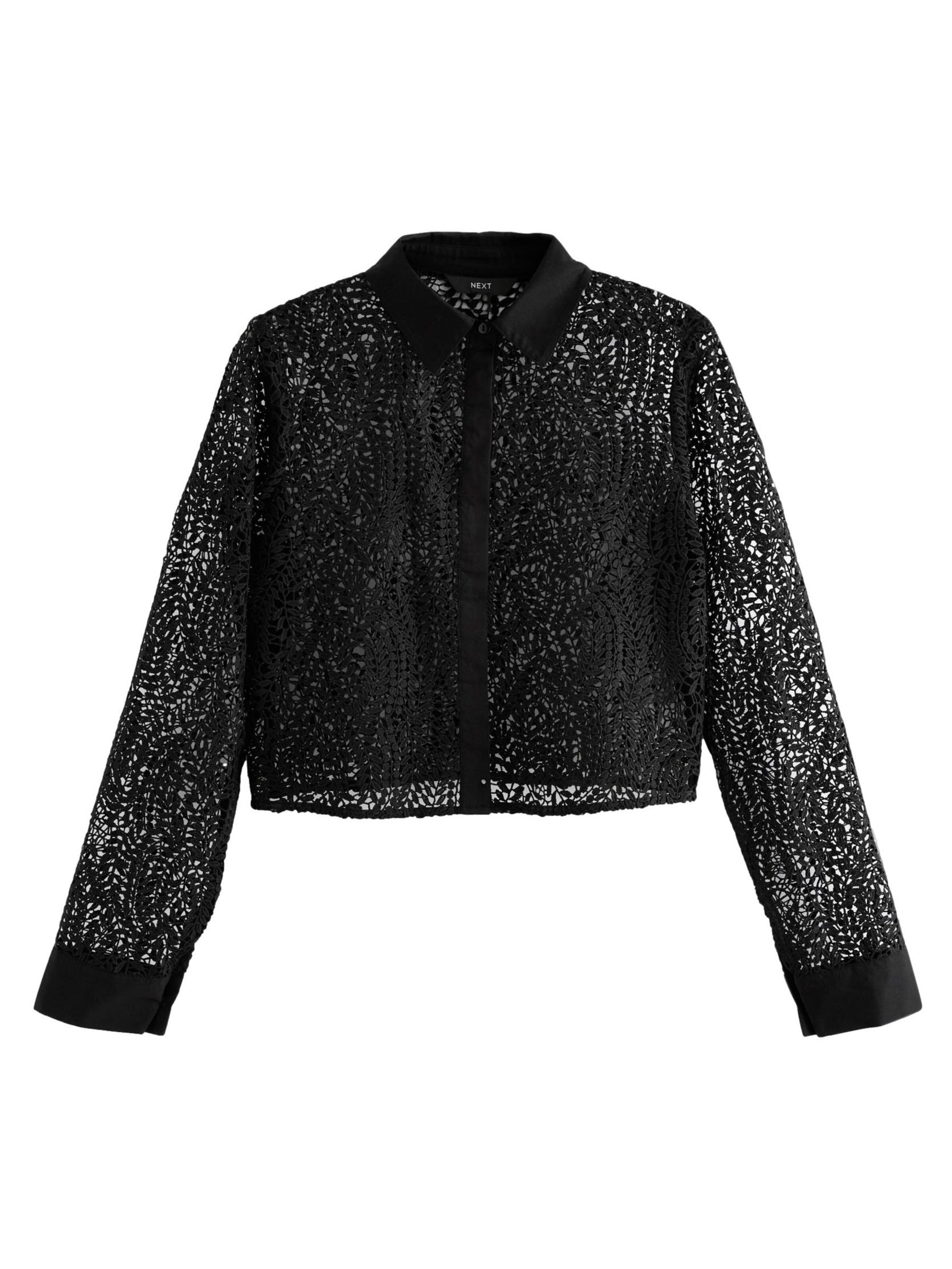 Next Блузка в Черный: спереди