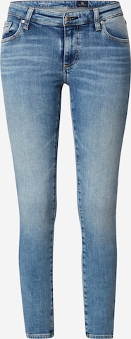 AG Jeans Skinny Jeans i blå: forside