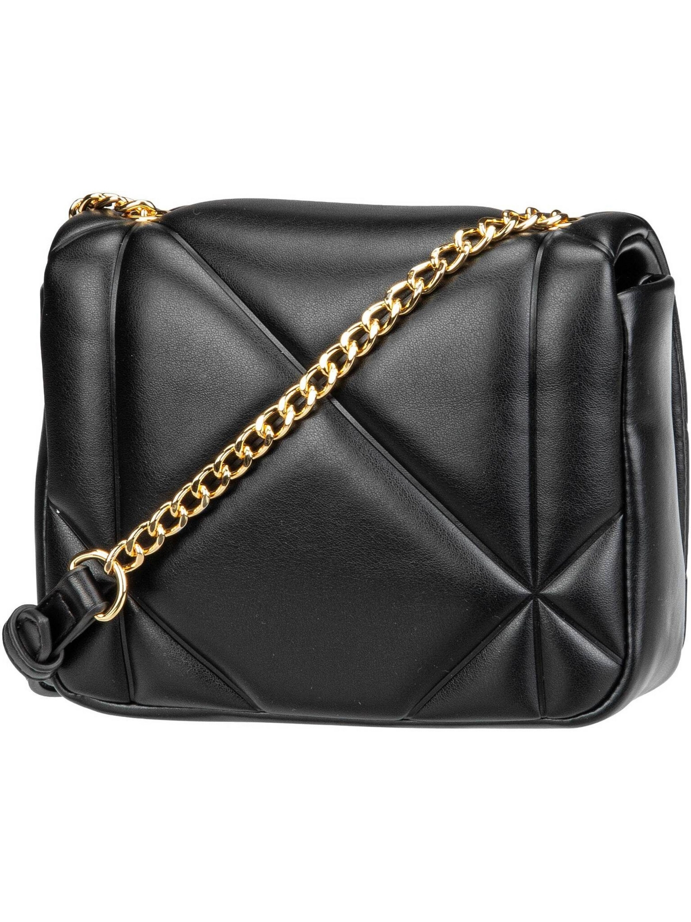 Love Moschino Umhängetasche 'Embossed Q' in Schwarz
