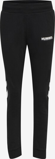 Pantaloni sport Hummel pe negru / alb, Vizualizare produs