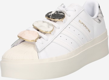 Baskets basses 'Superstar Bonega' ADIDAS ORIGINALS en blanc : devant