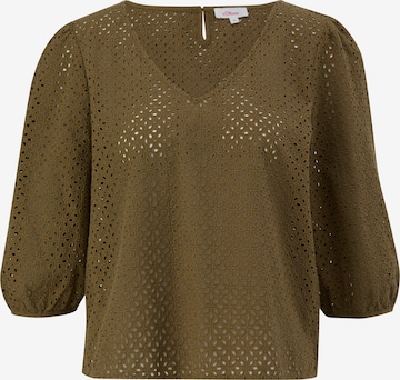 s.Oliver Blouse in Green: front