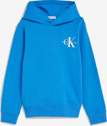 Sweat Calvin Klein Jeans en bleu : devant