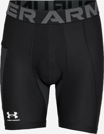 UNDER ARMOUR Sporta bikses, krāsa - pelēks / melns / balts, Preces skats