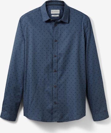 TOM TAILOR Regular fit Button Up Shirt in Blue